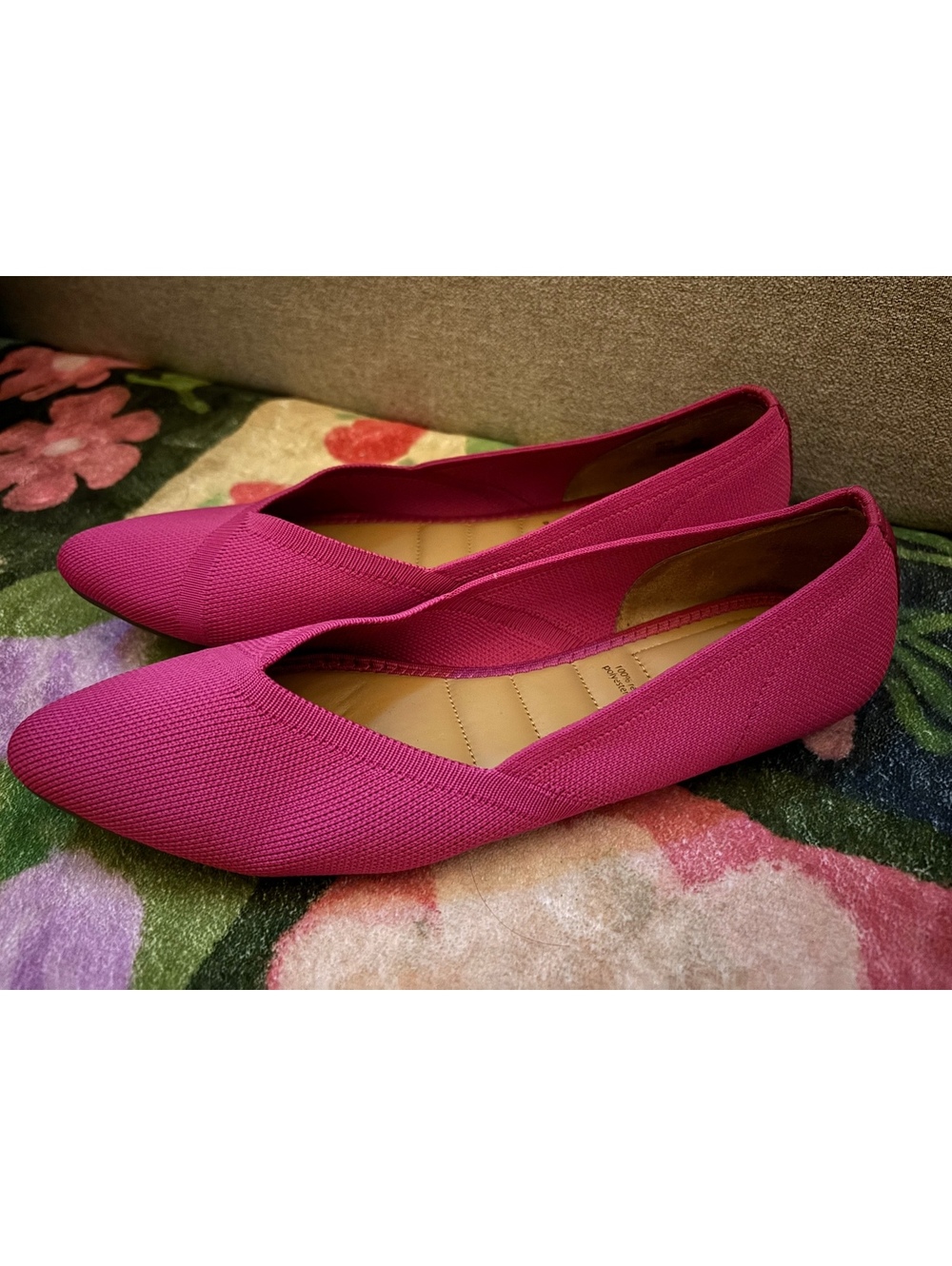Cynthia Rowley Pink Pointed Toe Ballet Flats